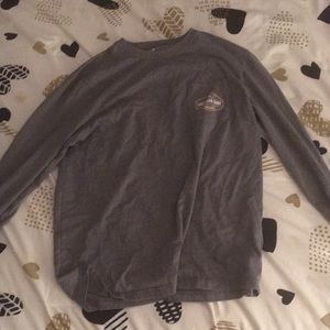 Gray long sleeve southern shirt
